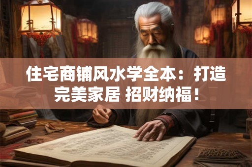 住宅商铺风水学全本：打造完美家居 招财纳福！
