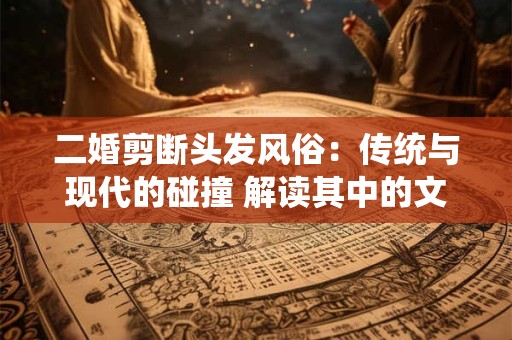 二婚剪断头发风俗：传统与现代的碰撞 解读其中的文化内涵