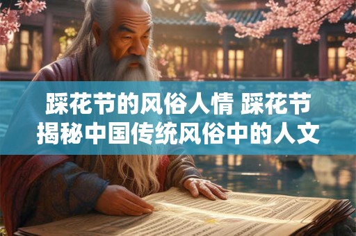 踩花节的风俗人情 踩花节揭秘中国传统风俗中的人文情怀