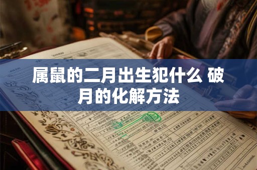 属鼠的二月出生犯什么 破月的化解方法