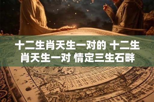 十二生肖天生一对的 十二生肖天生一对 情定三生石畔