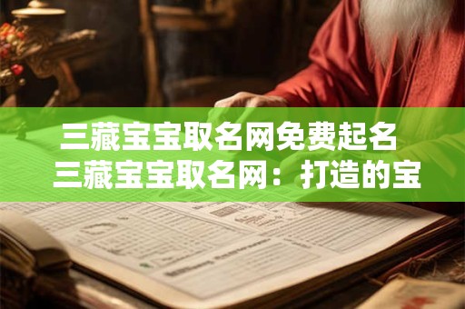 三藏宝宝取名网免费起名  三藏宝宝取名网：打造的宝宝名字