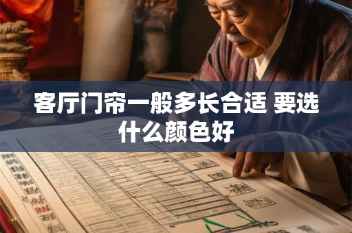 客厅门帘一般多长合适 要选什么颜色好