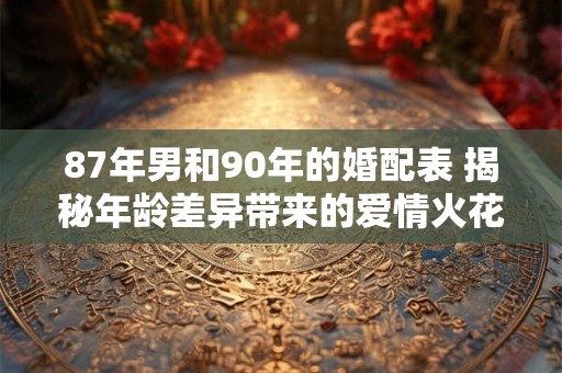 87年男和90年的婚配表 揭秘年龄差异带来的爱情火花