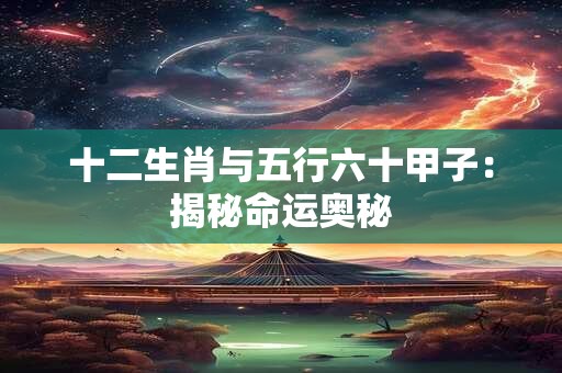 十二生肖与五行六十甲子：揭秘命运奥秘
