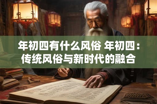 年初四有什么风俗 年初四：传统风俗与新时代的融合