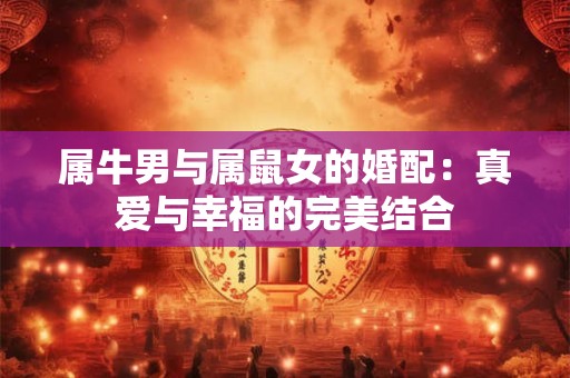 属牛男与属鼠女的婚配：真爱与幸福的完美结合