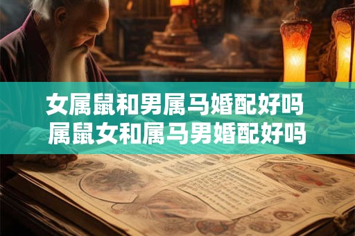 女属鼠和男属马婚配好吗 属鼠女和属马男婚配好吗
