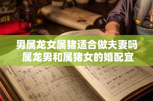 男属龙女属猪适合做夫妻吗 属龙男和属猪女的婚配宜忌