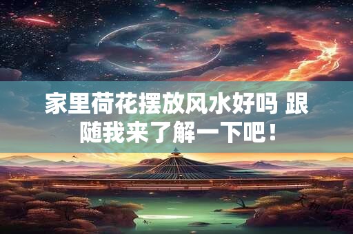 家里荷花摆放风水好吗 跟随我来了解一下吧！