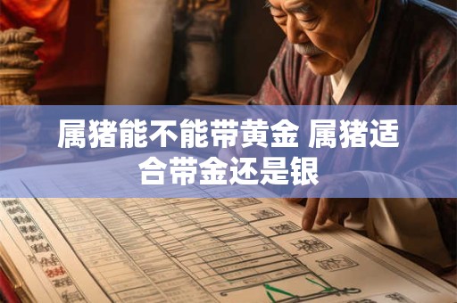 属猪能不能带黄金 属猪适合带金还是银