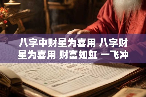 八字中财星为喜用 八字财星为喜用 财富如虹 一飞冲天！