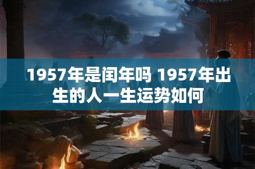 1957年是闰年吗 1957年出生的人一生运势如何