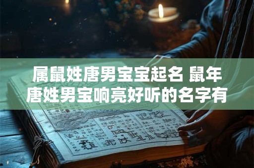 属鼠姓唐男宝宝起名 鼠年唐姓男宝响亮好听的名字有哪些
