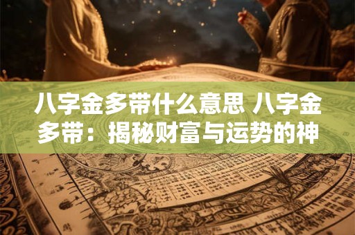 八字金多带什么意思 八字金多带：揭秘财富与运势的神秘面纱