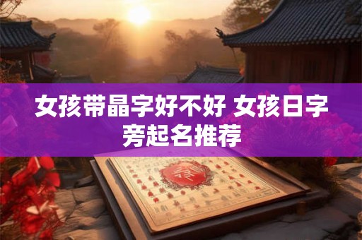 女孩带晶字好不好 女孩日字旁起名推荐