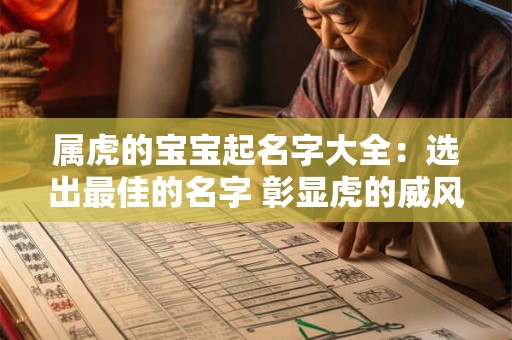 属虎的宝宝起名字大全：选出最佳的名字 彰显虎的威风与力量