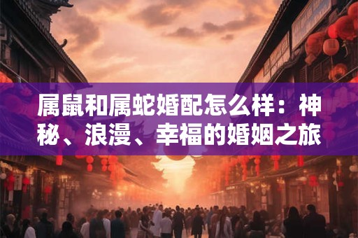 属鼠和属蛇婚配怎么样：神秘、浪漫、幸福的婚姻之旅