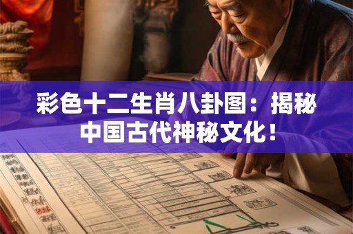 彩色十二生肖八卦图：揭秘中国古代神秘文化！