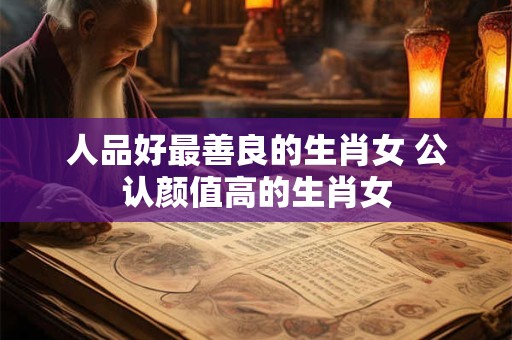 人品好最善良的生肖女 公认颜值高的生肖女