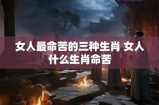 女人最命苦的三种生肖 女人什么生肖命苦