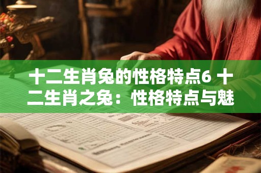十二生肖兔的性格特点6 十二生肖之兔：性格特点与魅力展示