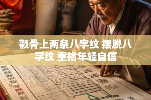 颧骨上两条八字纹 摆脱八字纹 重拾年轻自信