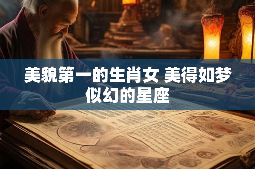 美貌第一的生肖女 美得如梦似幻的星座