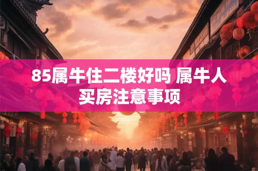 85属牛住二楼好吗 属牛人买房注意事项