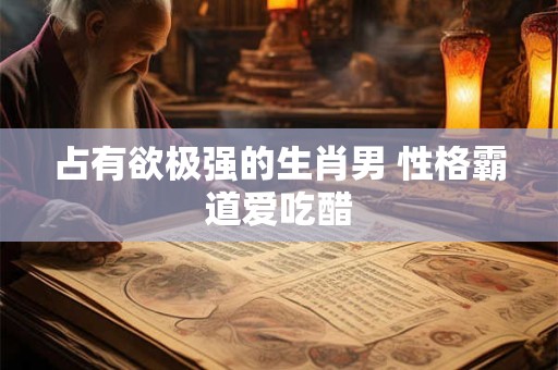 占有欲极强的生肖男 性格霸道爱吃醋