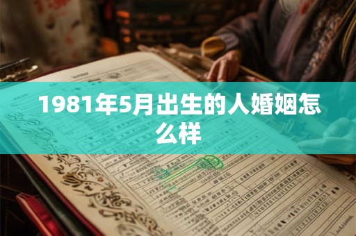 1981年5月出生的人婚姻怎么样