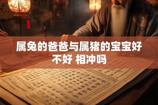 属兔的爸爸与属猪的宝宝好不好 相冲吗