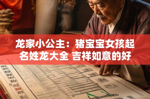 龙家小公主：猪宝宝女孩起名姓龙大全 吉祥如意的好名字