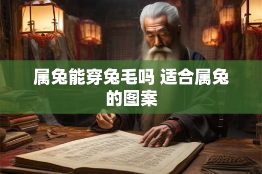 属兔能穿兔毛吗 适合属兔的图案