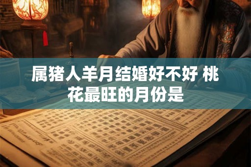 属猪人羊月结婚好不好 桃花最旺的月份是