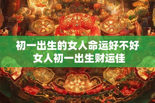 初一出生的女人命运好不好 女人初一出生财运佳