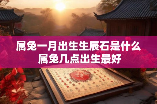 属兔一月出生生辰石是什么 属兔几点出生最好