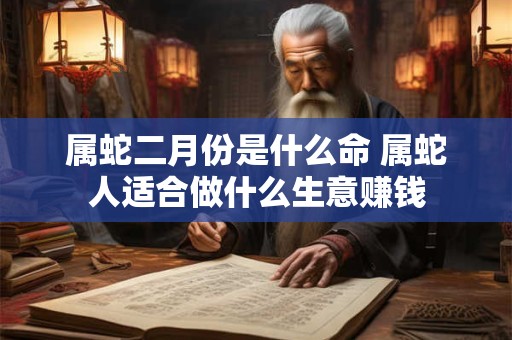 属蛇二月份是什么命 属蛇人适合做什么生意赚钱