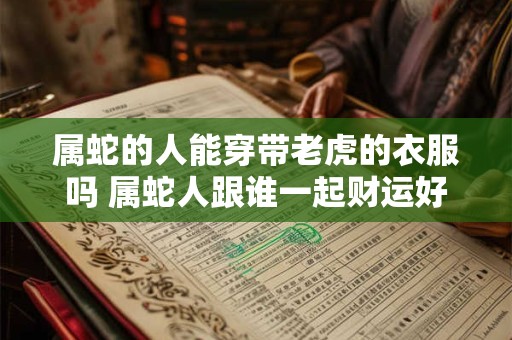 属蛇的人能穿带老虎的衣服吗 属蛇人跟谁一起财运好