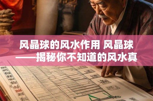 风晶球的风水作用 风晶球——揭秘你不知道的风水真相！