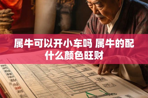属牛可以开小车吗 属牛的配什么颜色旺财