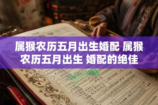 属猴农历五月出生婚配 属猴农历五月出生 婚配的绝佳时机