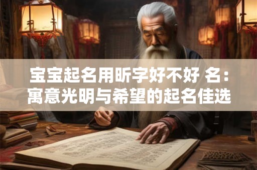 宝宝起名用昕字好不好 名：寓意光明与希望的起名佳选