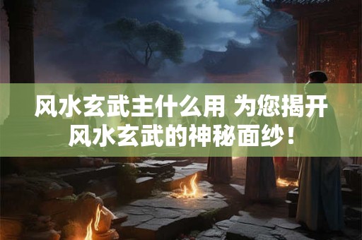 风水玄武主什么用 为您揭开风水玄武的神秘面纱！