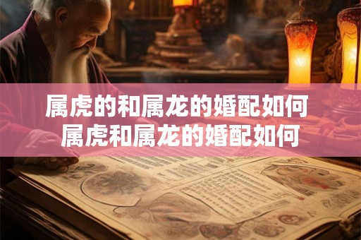详细阅读:属虎的和属龙的婚配如何 属虎和属龙的婚配如何 属虎的和属龙的婚配如何 属虎和属龙的婚配如何