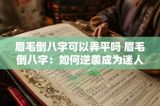 眉毛倒八字可以弄平吗 眉毛倒八字：如何逆袭成为迷人平眉