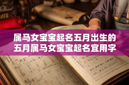 属马女宝宝起名五月出生的五月属马女宝宝起名宜用字与忌用字