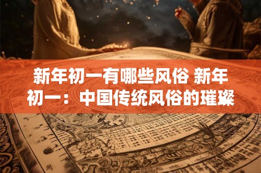 新年初一有哪些风俗 新年初一：中国传统风俗的璀璨绽放