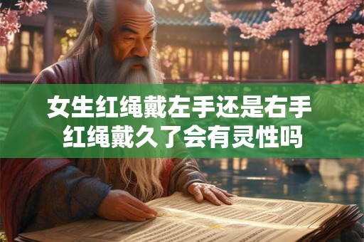 女生红绳戴左手还是右手 红绳戴久了会有灵性吗