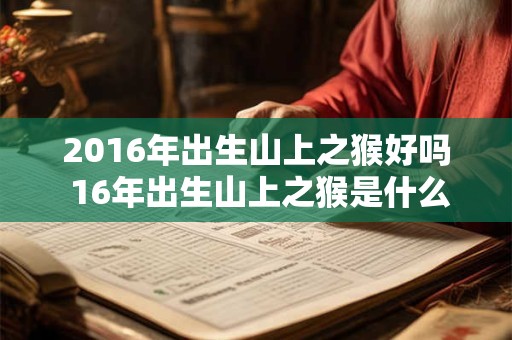 2016年出生山上之猴好吗 16年出生山上之猴是什么命